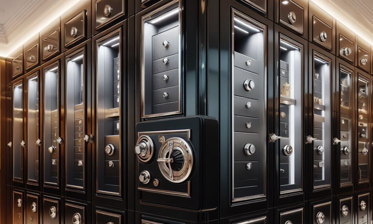 Lockers for jewelry shop